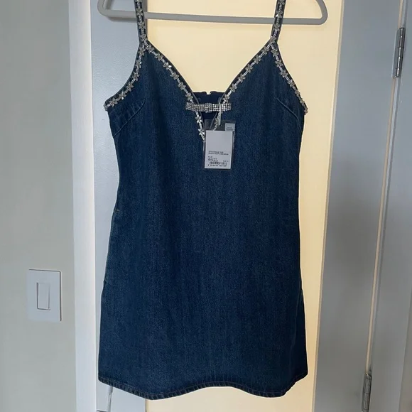 Denim Self Portrait dress - Picture 4 of 5